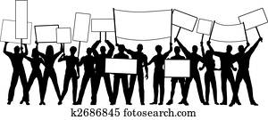 Placard holders Placard holders