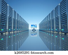 red, servidor de computadora