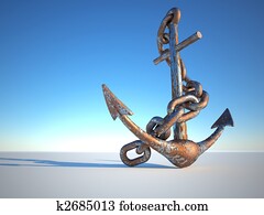 Rusty anchor Rusty anchor