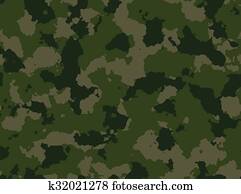Seamless woodland camo pattern vector. Seamless woodland camo pattern vector.