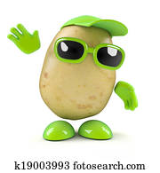 3d Potato waves 3d Potato waves