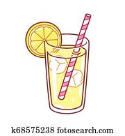 Glass of lemonade Glass of lemonade