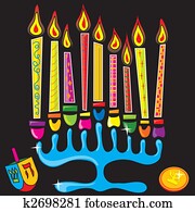 Happy Chanukah Menorah Happy Chanukah Menorah