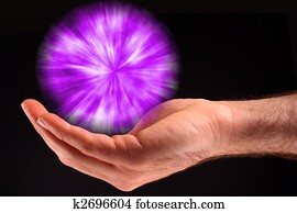 Purple Ball of Light