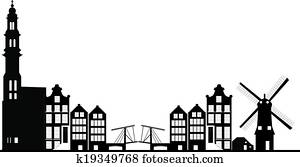 Amsterdam skyline Amsterdam skyline