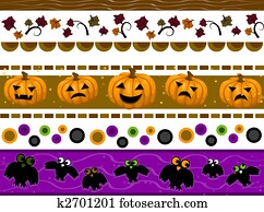Halloween Borders Halloween Borders