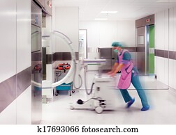 hospital blurred c-arm x-ray surgery hospital blurred c-arm x-ray surgery