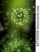 vírus gripe, conceito