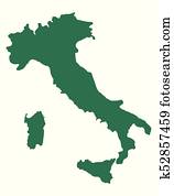 מפה של איטליה