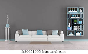 Contemporary living room with couch Contemporary living room with couch