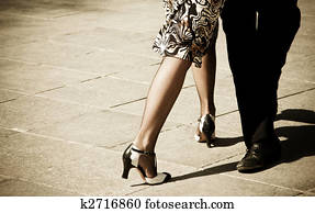 Tango dancers Tango dancers