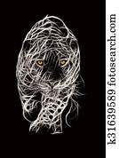 Wild Jaguar Attack Illustration Wild Jaguar Attack Illustration