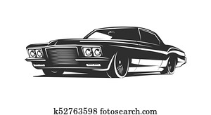 שריר, מכונית, וקטור, פוסטר