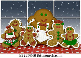 Gingerbread Family Gingerbread Family
