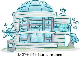 ciência, laboratório, predios