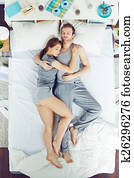Couple in bed