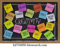 creativity word cloud on blackboard creativity word cloud on blackboard
