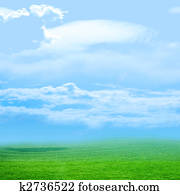 Green nature landscape Stock Image | k6371852 | Fotosearch