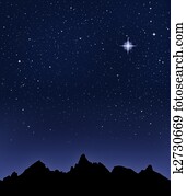 Mountain Starry Night Mountain Starry Night