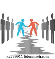 People on sides settle agreement deal People on sides settle agreement deal