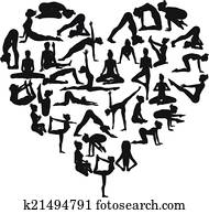 Yoga heart Yoga heart