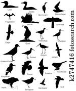 Bird Silhouettes Logos Bird Silhouettes Logos