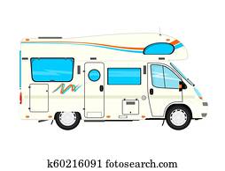 Camper Clipart Vectors | Our Top 1000+ Camper Graphics | Fotosearch