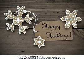 Happy Holidays with Ginger Breads Happy Holidays with Ginger Breads