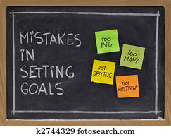 mistakes in setting goals mistakes in setting goals