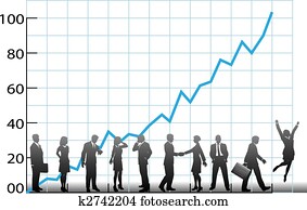 mitarbeitergruppe, tabelle, firma, wachstum mitarbeitergruppe, tabelle, firma, wachstum