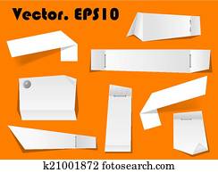 Paper notes and scraps