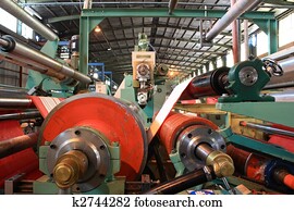 plástico, lamination, maquinaria