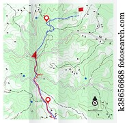 abstrakt, topographische landkarte abstrakt, topographische landkarte