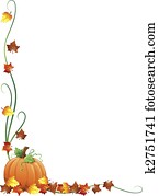 Autumn border Autumn border