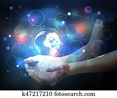 Global business concept