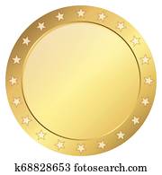goldenes, seehund, schablone goldenes, seehund, schablone