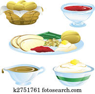 Thanksgiving dinner icons Thanksgiving dinner icons