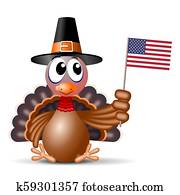 Thanksgiving turkey illustration Thanksgiving turkey illustration
