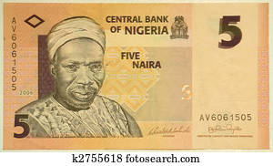 The naira is the currency of Nigeria.