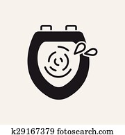 Toilet seat icon Toilet seat icon