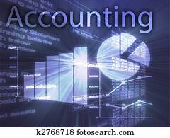 bokføring, illustrasjon