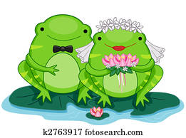 Bride and Groom Frogs Bride and Groom Frogs