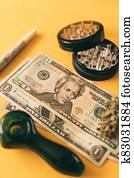 cannabis, geld, schwarz, market., cannabis, in, economics., gelenk, weed., sativa, thc, cbd.