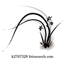chinese painting of orchid chinese painting of orchid