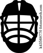 Lacrosse Helmet Front Lacrosse Helmet Front