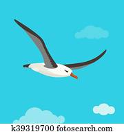 アホウドリ イラスト クリップアート K Fotosearch