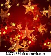 golden stars in red golden stars in red