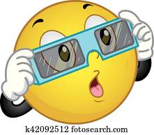 Smiley Eclipse Sun Glass Smiley Eclipse Sun Glass