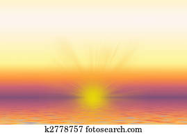 עלית שמש, שקיעה