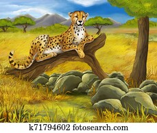 Cartoon Cheetah Illustrations | Our Top 185 Cartoon Cheetah Stock Art